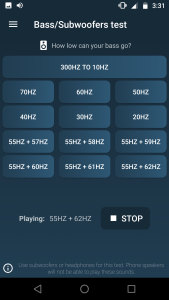 اسکرین شات 5 برنامه Frequency Sound Generator