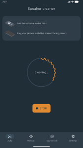 اسکرین شات 2 برنامه Speaker cleaner - Remove water