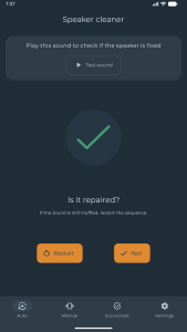 اسکرین شات 3 برنامه Speaker cleaner - Remove water