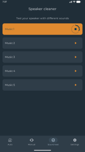 اسکرین شات 5 برنامه Speaker cleaner - Remove water