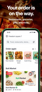 اسکرین شات 2 برنامه Bolt Food: Delivery & Takeaway