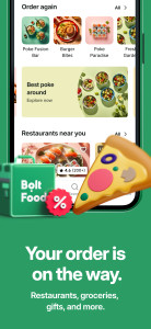اسکرین شات 1 برنامه Bolt Food: Delivery & Takeaway