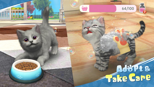 اسکرین شات بازی Kitten: Cat Game Simulator 3