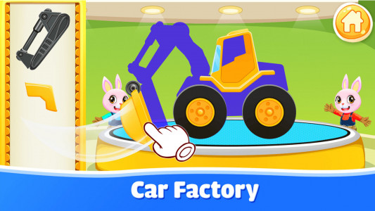 اسکرین شات بازی Cars for kids - Car builder 4