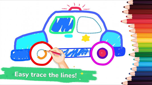 اسکرین شات بازی Cars drawings: Learn to draw 1