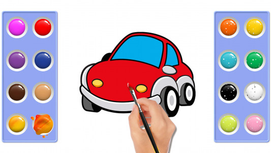 اسکرین شات بازی Cars drawings: Learn to draw 3