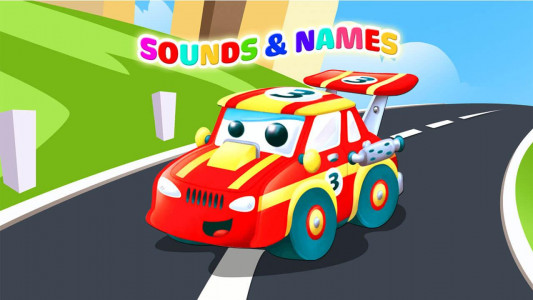 اسکرین شات بازی Toddler car games - car Sounds 1