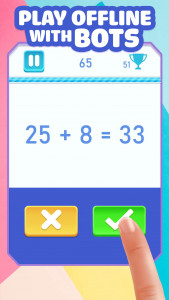 اسکرین شات بازی Two players math games online 3