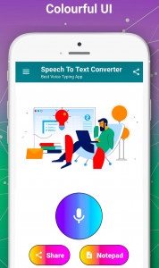 اسکرین شات برنامه Speech To Text Converter 4