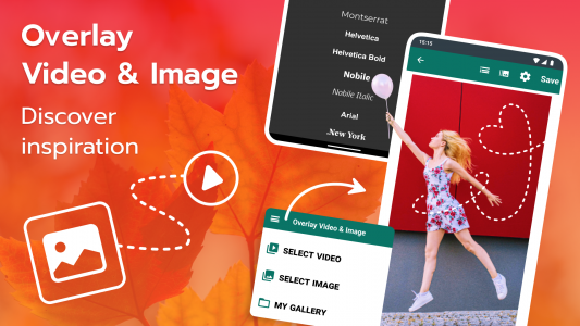 اسکرین شات برنامه Image & Video Overlay Editor 6