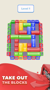 اسکرین شات 2 بازی Color Blocks 3D: Slide Puzzle