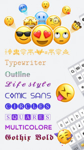 اسکرین شات برنامه Fonts | emoji keyboard fonts 1