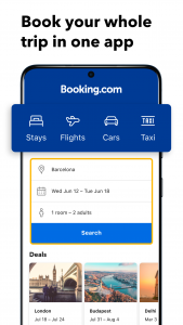 اسکرین شات برنامه Booking.com: Hotels and more 1