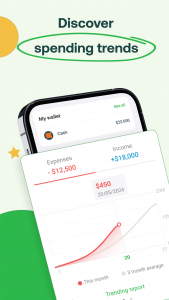 اسکرین شات 1 برنامه Money Lover - Spending Manager