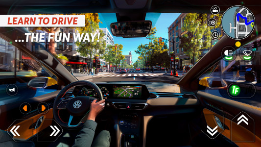 اسکرین شات 1 بازی Car Driving School Simulator