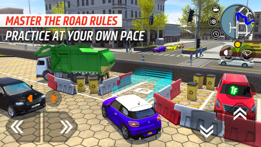 اسکرین شات بازی Car Driving School Simulator 3