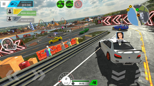 اسکرین شات بازی Car Drivers Online: Fun City 4