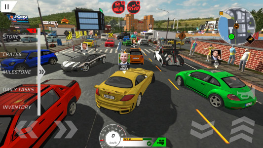 اسکرین شات بازی Car Drivers Online: Fun City 1