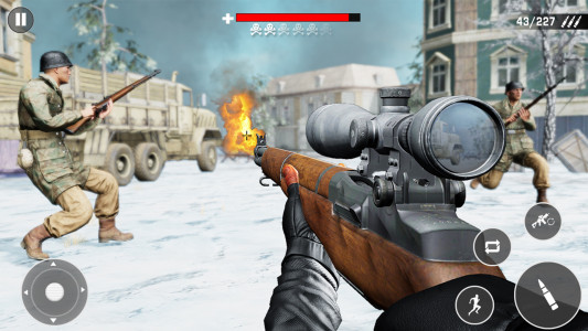 اسکرین شات بازی WW2 Gun War Hero Shooting Game 6