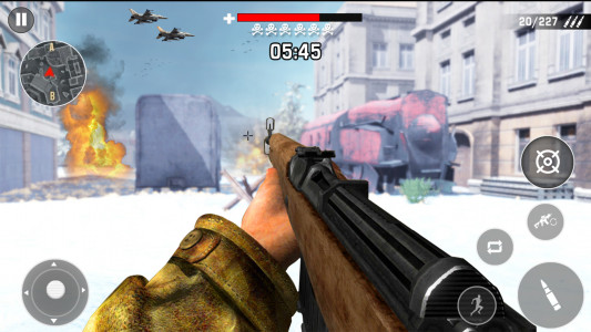 اسکرین شات بازی WW2 Gun War Hero Shooting Game 2