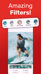 اسکرین شات 3 برنامه Boomerit Boomerang Video Maker