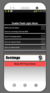 اسکرین شات برنامه Flash Alert 1