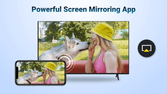 اسکرین شات 2 برنامه AirMirror: TV Cast via AirPlay