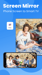 اسکرین شات 1 برنامه Cast to TV - Screen Mirroring