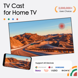 اسکرین شات 1 برنامه TV Cast for Chromecast