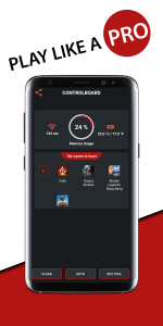 اسکرین شات 1 برنامه Game Booster Fire GFX- Fix Lag