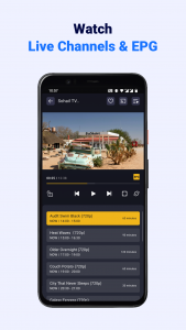 اسکرین شات 3 برنامه IPTV Player: Watch Live TV