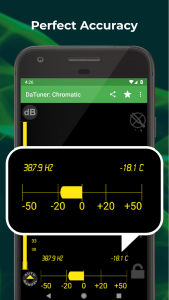 اسکرین شات برنامه DaTuner: Tuner & Metronome 3