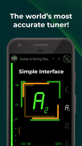 اسکرین شات برنامه DaTuner: Tuner & Metronome 1
