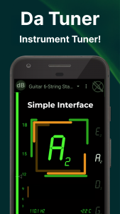 اسکرین شات 1 برنامه DaTuner: Tuner & Metronome