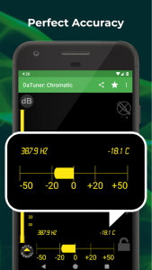 اسکرین شات 3 برنامه DaTuner: Tuner & Metronome