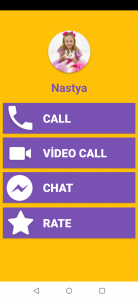 اسکرین شات برنامه Like Nastya Fake Video Call -  1