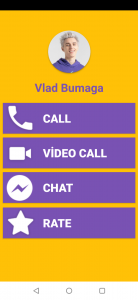 اسکرین شات برنامه Vlad A4 Fake Video Call - Vlad 1