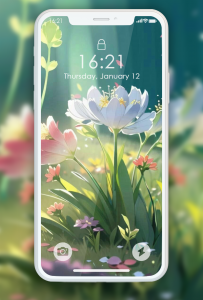اسکرین شات 2 برنامه Flowers wallpapers