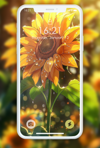 اسکرین شات 3 برنامه Flowers wallpapers