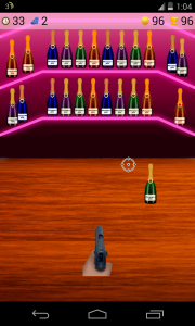 اسکرین شات بازی bottle shoot game 2