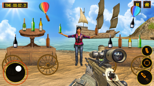 اسکرین شات بازی Bottle Shooting Game-Gun Games 1