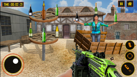 اسکرین شات بازی Bottle Shooting Game-Gun Games 3