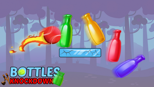 اسکرین شات برنامه Bottle Shooting Game Knock 3