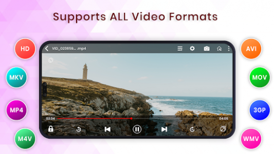 اسکرین شات برنامه Sax Video Player - All Format HD Video Player 2020 5