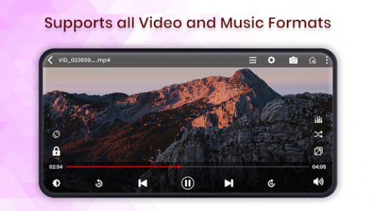 اسکرین شات برنامه Sax Video Player - All Format HD Video Player 2020 2