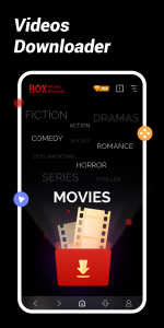 اسکرین شات برنامه BOX Movie Browser & Downloader 3