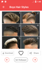 اسکرین شات برنامه Latest Boys Hairstyle 4