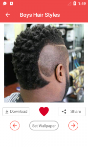 اسکرین شات 6 برنامه Latest Boys Hairstyle