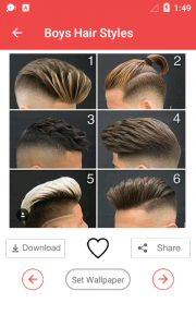 اسکرین شات 4 برنامه Latest Boys Hairstyle