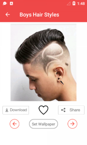 اسکرین شات 2 برنامه Latest Boys Hairstyle